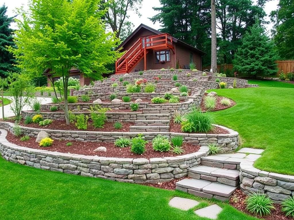 Как благоустроить склон на участке. Когда террасы становятся настоящей находкой     Как благоустроить склон на участке. Когда террасы становятся настоящей находкой