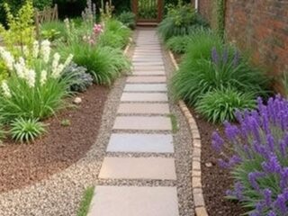 Дорожки в саду: как выбрать материал и создать идеальное оформление