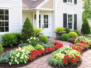 Входная зона как визитная карточка дома: создаём красоту с парадной клумбой и не только