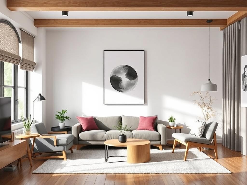     Как визуально увеличить маленькую комнату: 10 приёмов. Расположение мебели и зоны свободного пространства