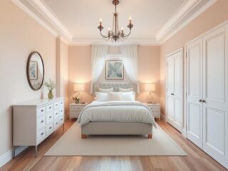 Спальня в пастельных тонах: искусство создавать оазис уюта и спокойствия