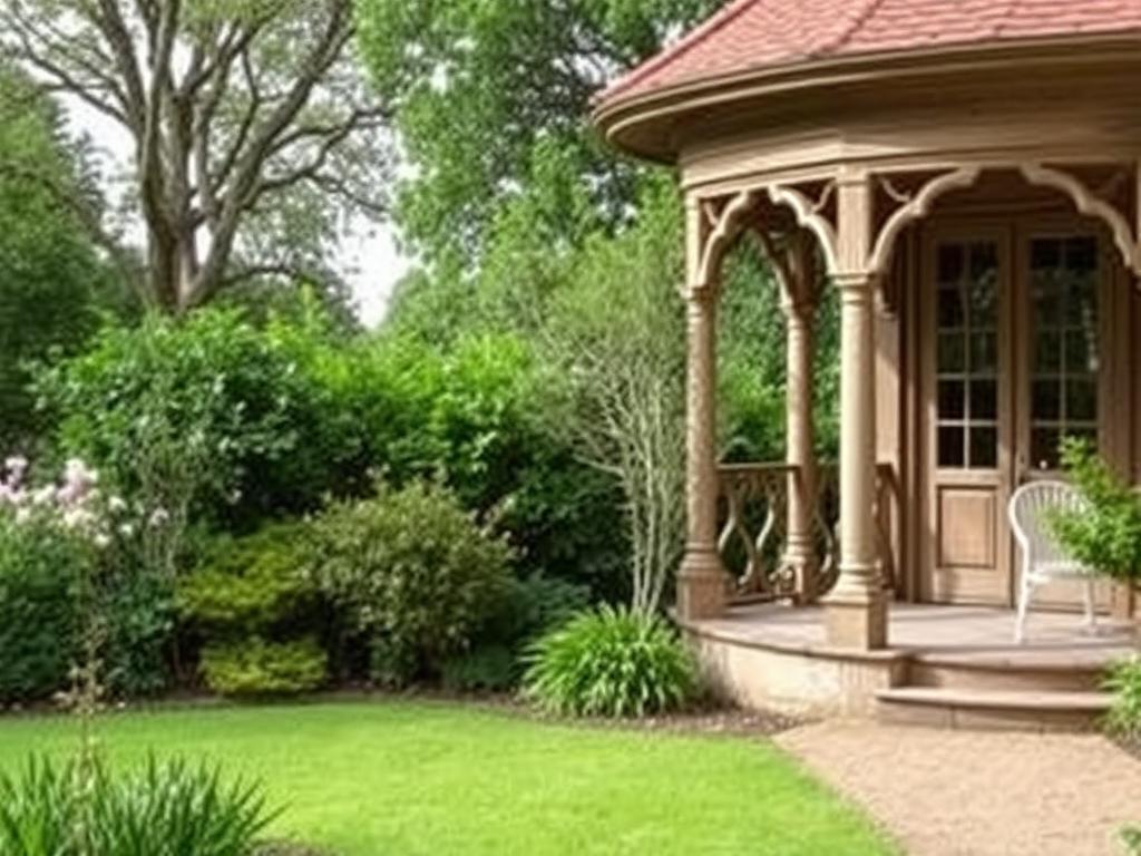 Сад в английском стиле: естественность и романтика. Садовые постройки: где история встречается с уединением     Сад в английском стиле: естественность и романтика. Садовые постройки: где история встречается с уединением