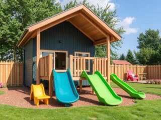 Детская площадка на даче: как создать безопасное и стильное пространство для игр