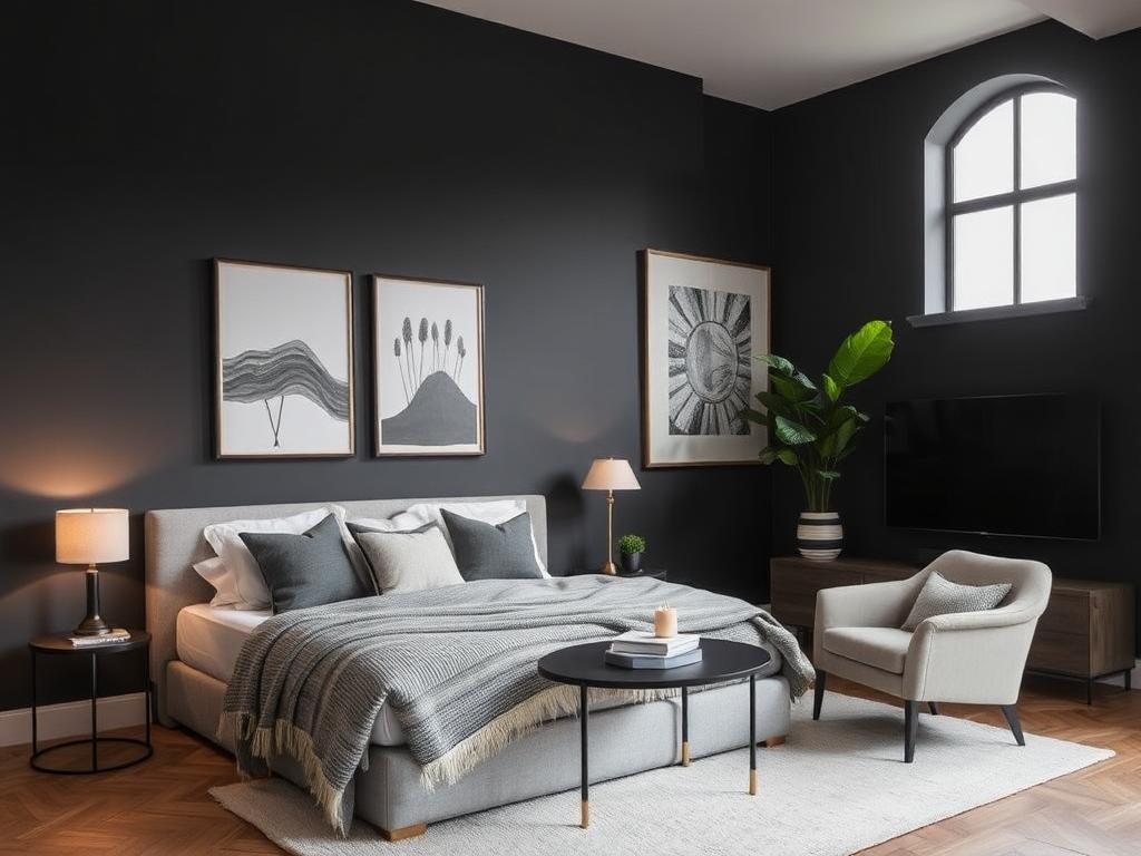     Тёмные стены в интерьере: смелое решение или риск?. Почему тёмные стены внезапно стали популярными