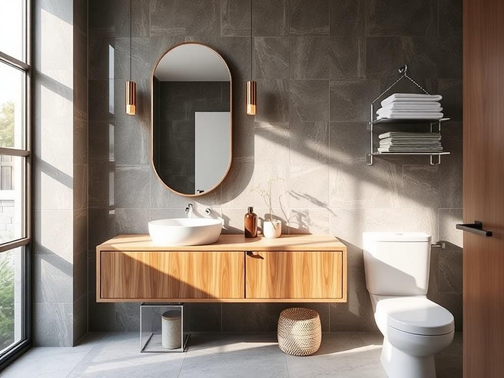     Как оформить маленькую ванную комнату с умом. Зеркала: волшебство пространства и света