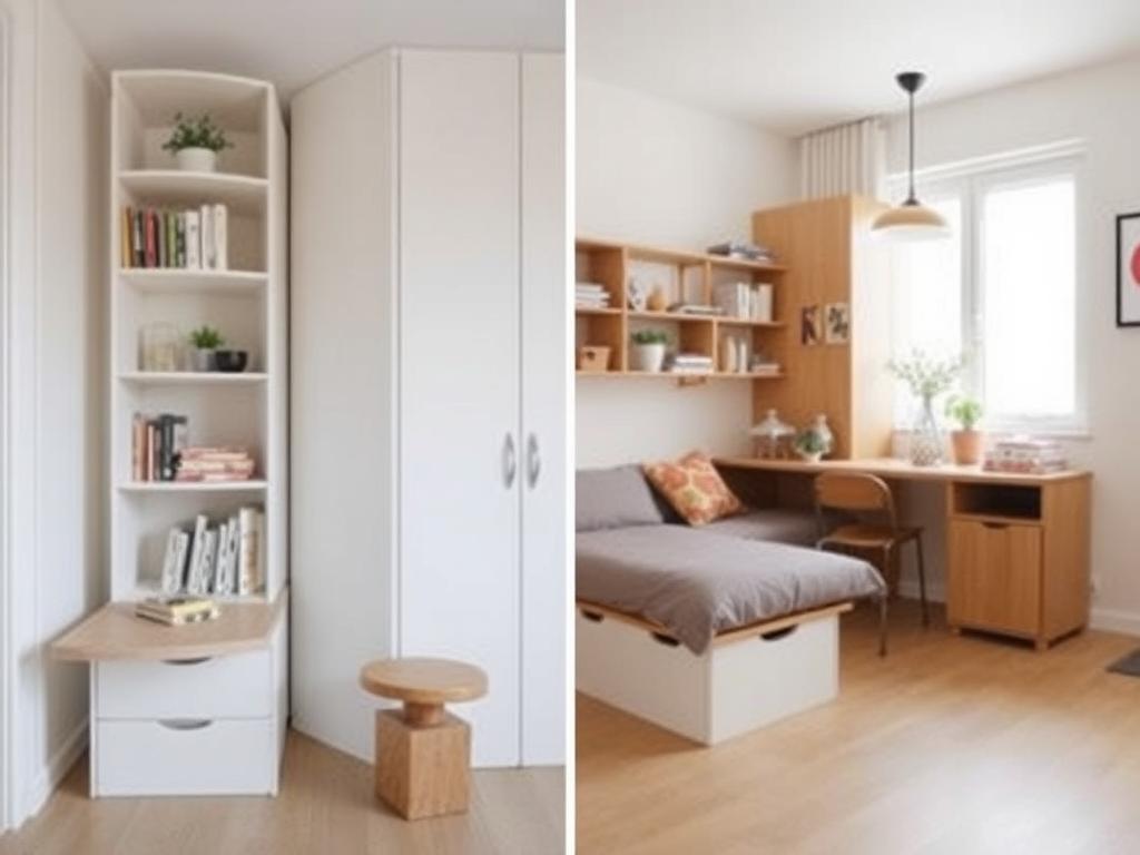     Малогабаритная квартира: 15 идей для экономии пространства. 2. Многофункциональная мебель — спасение маленьких комнат