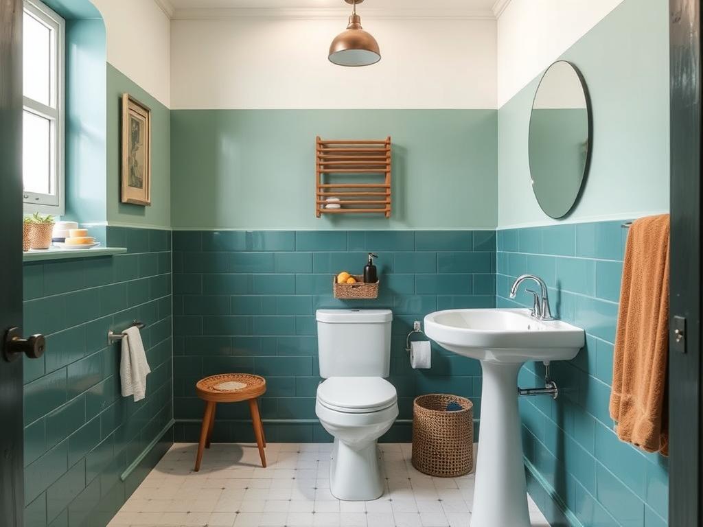     Как оформить маленькую ванную комнату с умом. Цвет и свет: два союзника в борьбе с теснотой