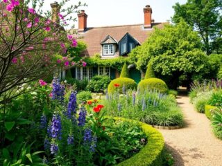 Сад в английском стиле: естественность и романтика, ожившая в каждом уголке