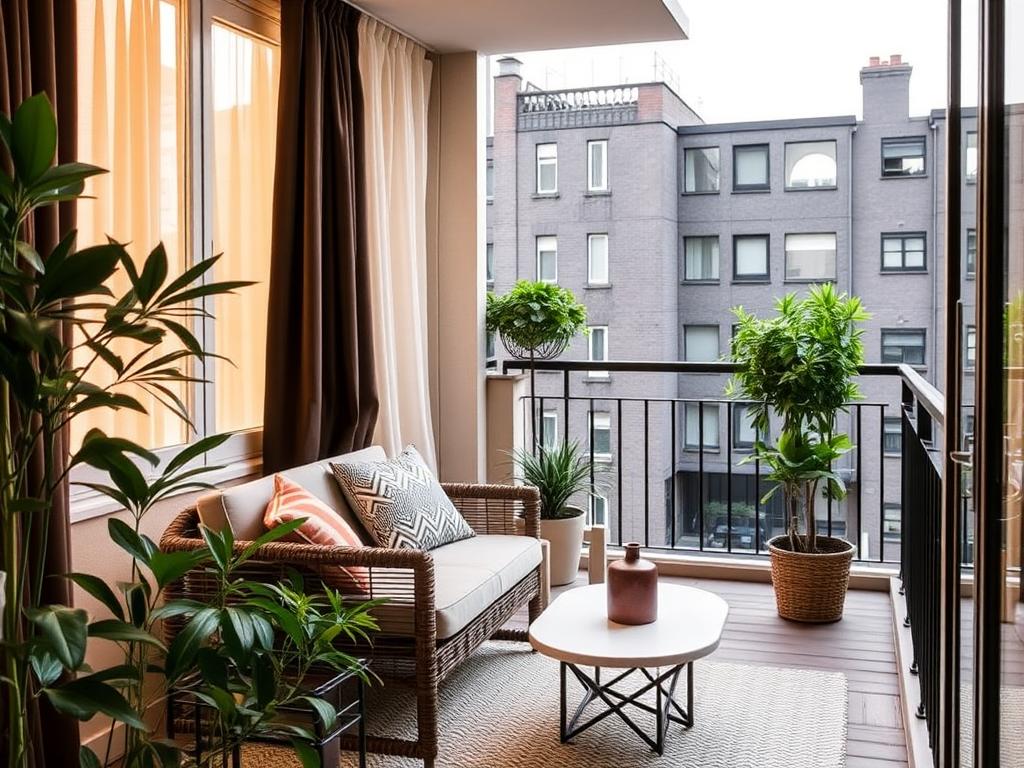 Балкон как продолжение квартиры: идеи обустройства. Шторы и текстиль: способ зонировать и утеплить Балкон как продолжение квартиры: идеи обустройства. Шторы и текстиль: способ зонировать и утеплить