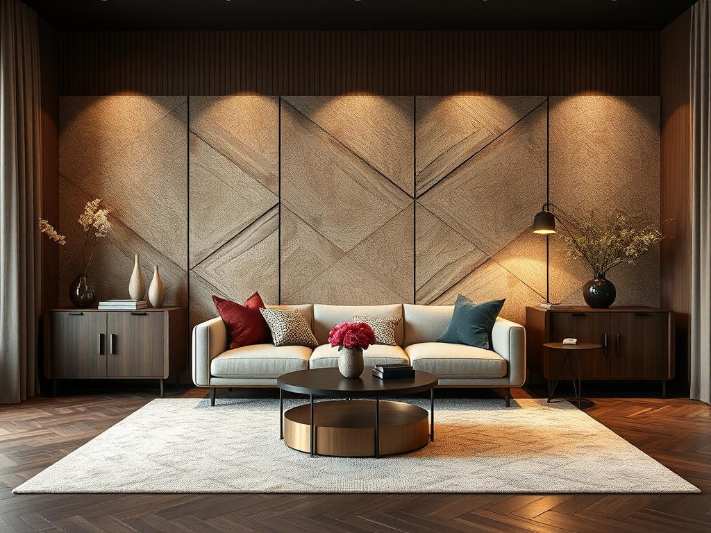     Тренды в дизайне интерьера 2024: что будет актуально?. Игры с фактурами и слои текстиля