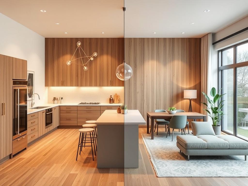     Кухня-гостиная: секреты зонирования пространства. Таблица сравнения приемов зонирования